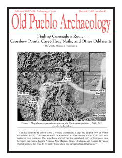 December 2006 – Coronado`s Route