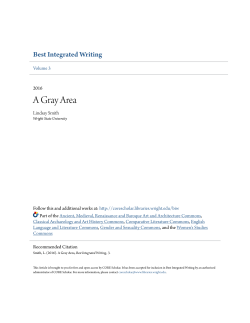 A Gray Area - CORE Scholar