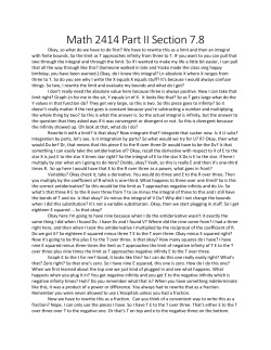 Math 2414 Part II Section 7.8