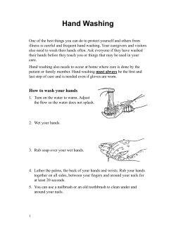 Hand Washing - Spanish - Health Information Translations