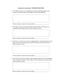 Summative Assessment