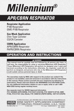 Millennium - Mine Safety Appliances