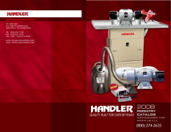 Podiatry - Handler Manufacturing