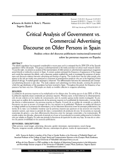 Critical Analysis of Government vs. Commercial Advertising