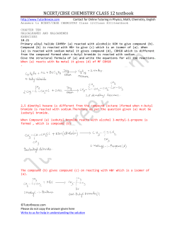NCERT/CBSE CHEMISTRY CLASS 12 textbook