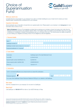 Choice of Fund Form