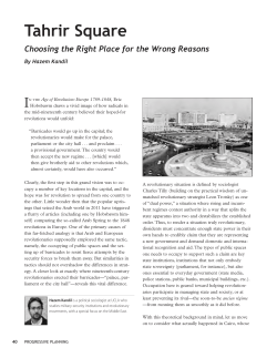 Tahrir Square - Planners Network