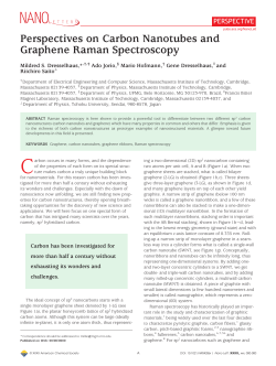 Perspectives on Carbon Nanotubes and Graphene