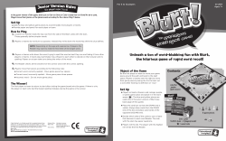 Unleash a ton of word-blabbing fun with Blurt, the hilarious game of