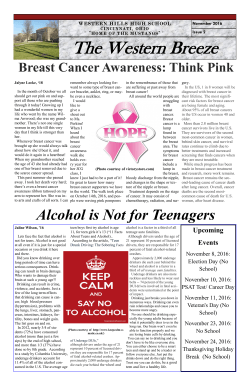 November, 2016, Issue 2 - Western Hills University High School