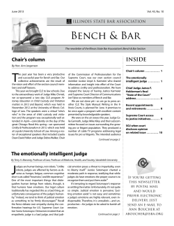 The Emotionally Intelligent Judge