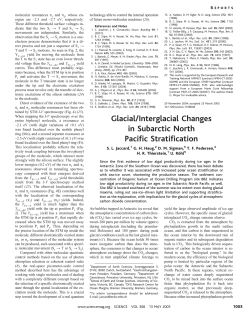 Glacial/Interglacial Changes in Subarctic North Pacific