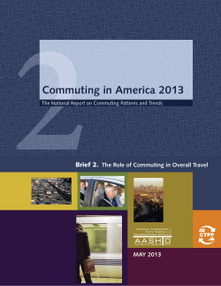 The Role of Commuting in Overall Travel