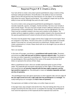 Essentials of Geometry - Piscataway High School