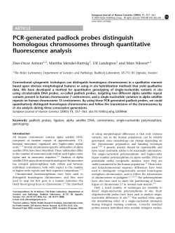 PCR-generated padlock probes distinguish homologous