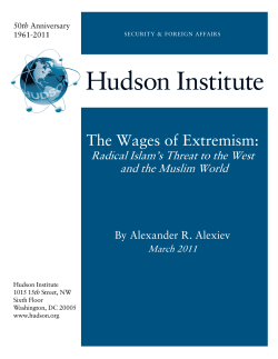 The Wages of Extremism: Radical Islam`s Threat