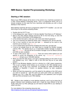 fMRI Basics: Spatial Pre