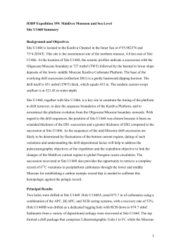 JOIDES Resolution Expedition 359 (Maldives Monsoon and Sea