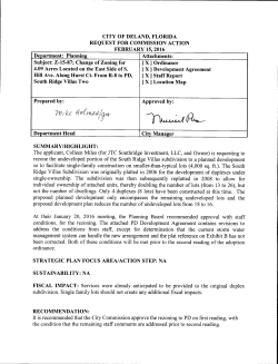 The applicant, Colleen Miles (for JTC Southridge Investment, LLC