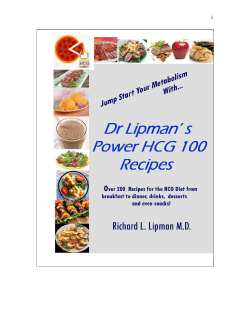 Jump Start Your Metabolism with..