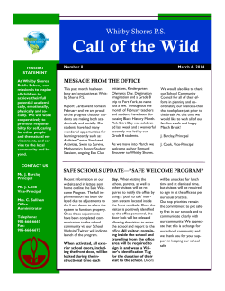 Call of the Wild - Durham District School Board