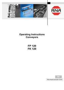 FP 120 FK 120 - RNA Automation Ltd