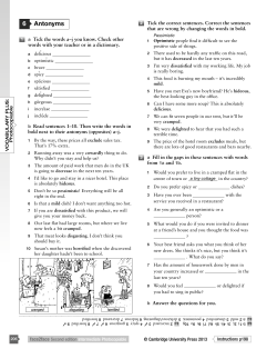 Antonyms 6 - Lara says