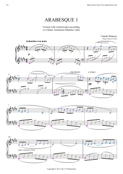 arabesque 1 - Piano Street