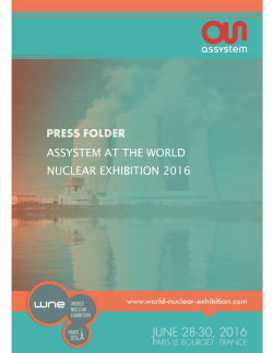 Press Folder World Nucler Exhibition 2016