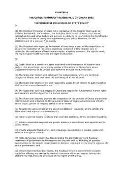 The Directive Principle of State Policy