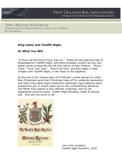 new orleans nostalgia - New Orleans Bar Association