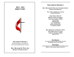 Grffin District Directory 2014-2015