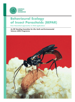 Behavioural Ecology of Insect Parasitoids (BEPAR)