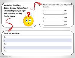 Holiday Break Homework Packet