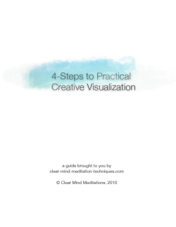 4 Steps to Practical Creative Visualization