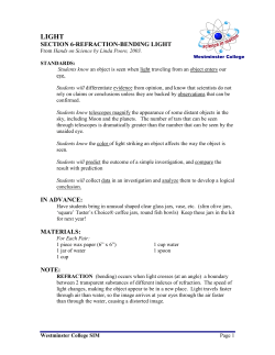 light - Westminster College