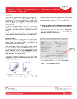 Generated FCS 3.0 Files using FlowJo MAC