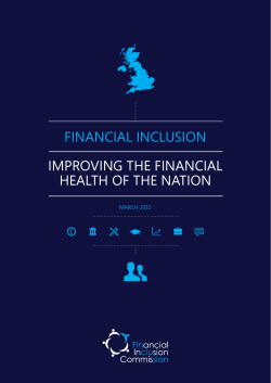 financial inclusion improving the financial health of the nation