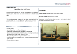 Power Exercises Level One: Med Ball Throws