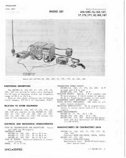 AN/URC-16( ) - VIR History