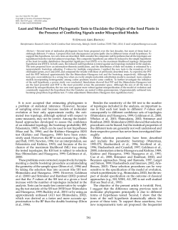 Least and Most Powerful Phylogenetic Tests to Elucidate the Origin