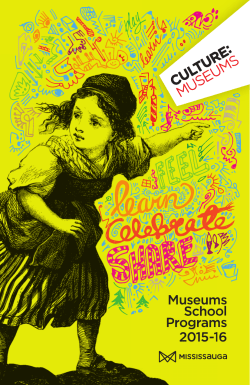 Museums School Programs 2015-16