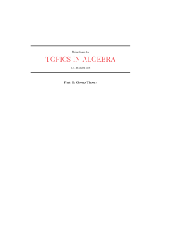 topics in algebra - Semantic Scholar
