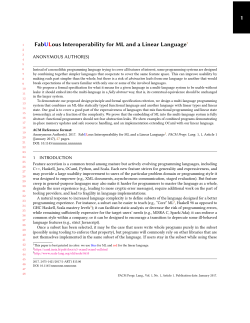 FabULous Interoperability for ML and a Linear - Gallium