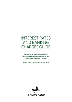 International Interest rates - Lloyds International