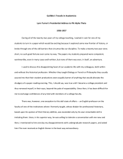 Gullible`s Travails in Academicia