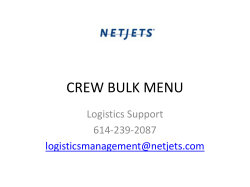 CREW BULK MENU