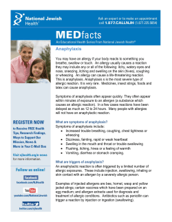 Anaphylaxis - National Jewish Health