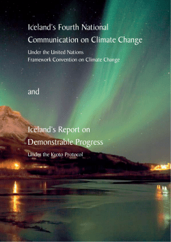 Iceland`s Fourth National Communication on Climate Change and