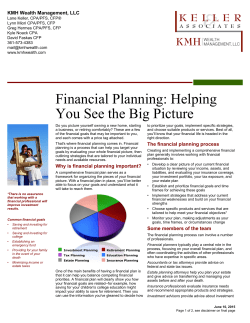Financial Planning: Helping You See the Big Picture